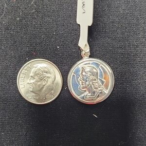 Silver 925 Jesus Pendant. 2.10 Grams.